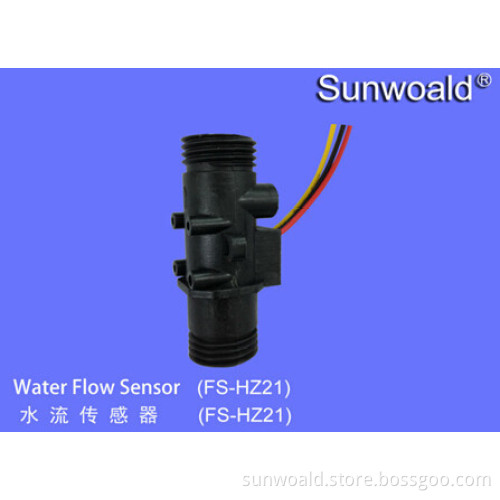 1~30L/min Hall Magnetic plastic water flow sensor
